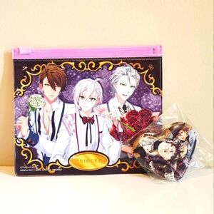 *3 for $30* idolish7 Trigger Accessories- Pouch and Can Badge - Otome Game Pin